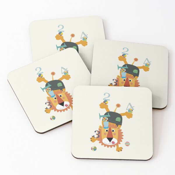 Item preview, Playful Lion and Numbers designed and sold by Les Petits Buttons.
