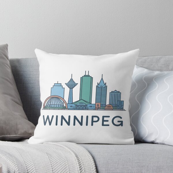 Item preview, Winnipeg Skyline – Minimalist Earthy Travel Souvenir Design designed and sold by Paper Drip.