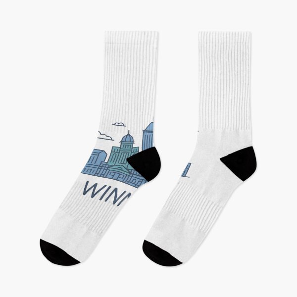 Item preview, Winnipeg Skyline – Minimalist Manitoba Travel Souvenir Design designed and sold by Paper Drip.