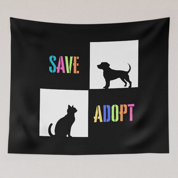 Item preview, Save, an adopt animal, a dog, a cat designed and sold by silent-violin.