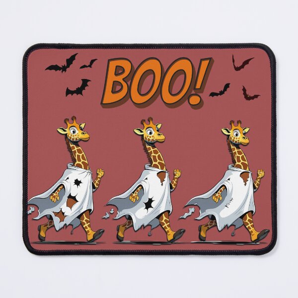 Item preview, Giraffe Ghost Parade Halloween BOO! – Funny Spooky Roller Skating Costume designed and sold by LunaSpellStudio.