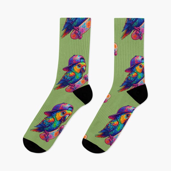Item preview, Parrot Skateboard Design – Fun Bird Art for Skaters & Animal Lovers designed and sold by TheRamesCo.