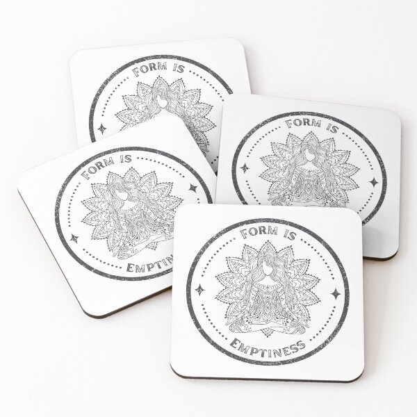 Item preview, Heart Sutra Form is Emptiness Meditating Woman Mandala designed and sold by wanderingsattva.