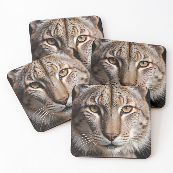 Item preview, Lynx Face Portrait designed and sold by QuirkySpark.