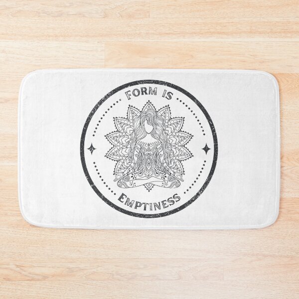 Item preview, Heart Sutra Form is Emptiness Meditating Woman Mandala designed and sold by wanderingsattva.