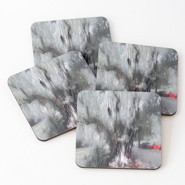 Item preview, Rainy Day Tree Nature Artwork designed and sold by SoulMagicArt.