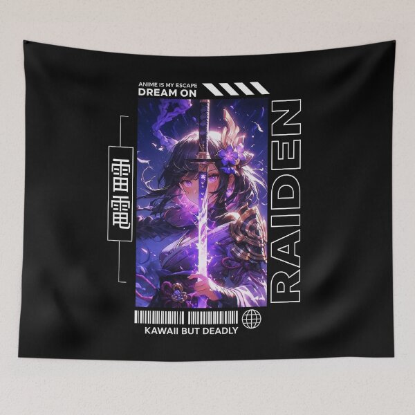 Item preview, Raiden - Genshin Impact designed and sold by AllanBealy.