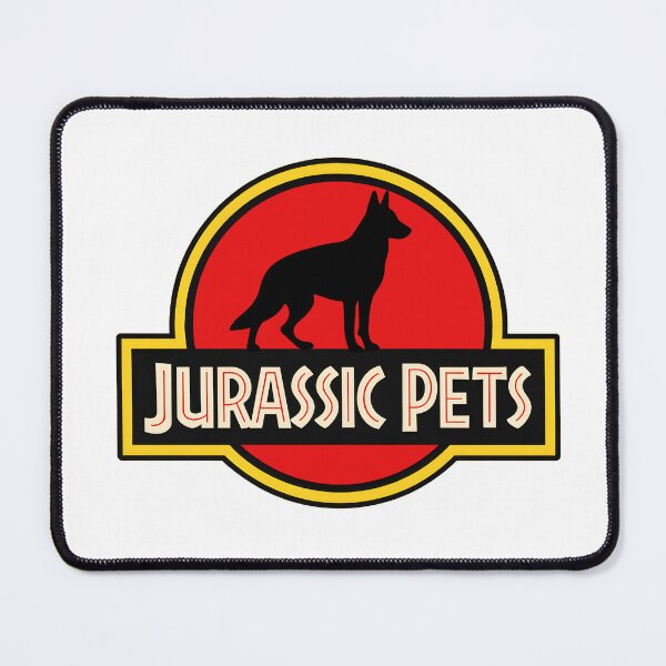 Item preview, Jurassic Pets – German Shepherd Funny Pet Silhouette designed and sold by SlatoMato.
