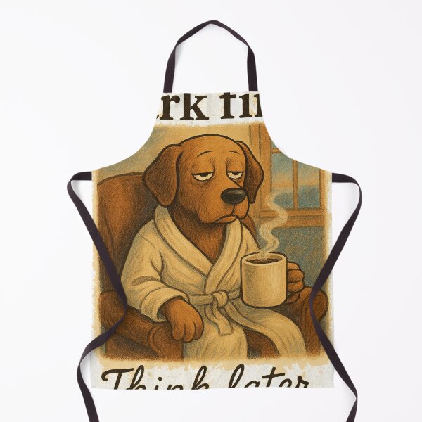 Item preview, "Bark First, Think Later" designed and sold by HopaHope.