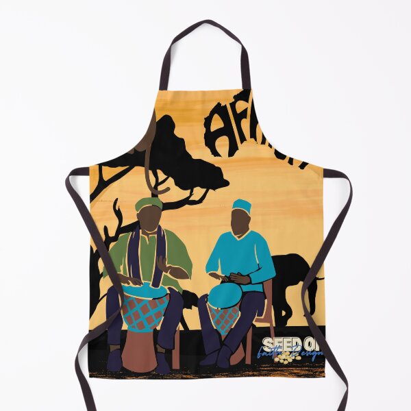 Item preview, Two Men Drumming in Africa designed and sold by Seed of Faith Designs.