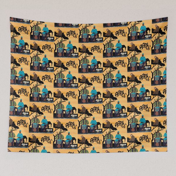 Item preview, Two Men Drumming in Africa designed and sold by Seed of Faith Designs.