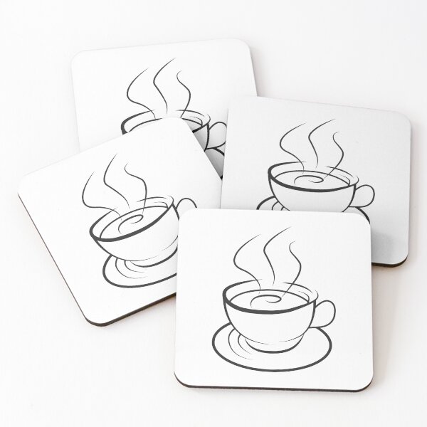 Item preview, Minimalist Vector Coffee Cup Line Art Illustration designed and sold by jayson salvador.