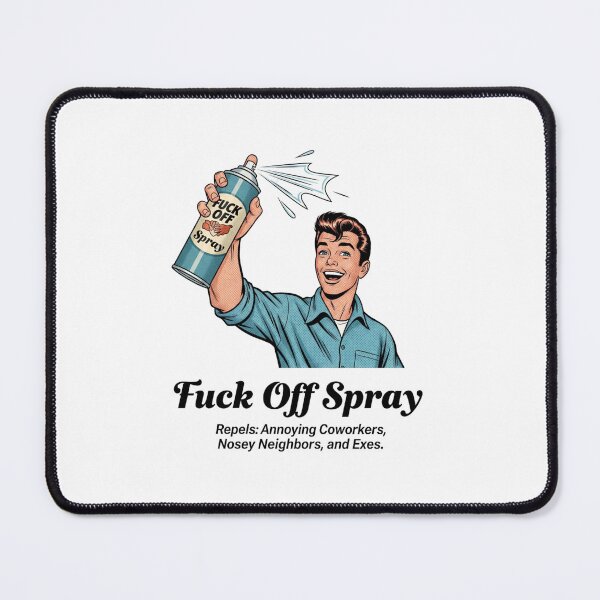 Item preview,  idiot spray, attitude, sassy, repellent, Funnyfits70, retro, vintage, meme, funny, humor designed and sold by FunnyFits70.
