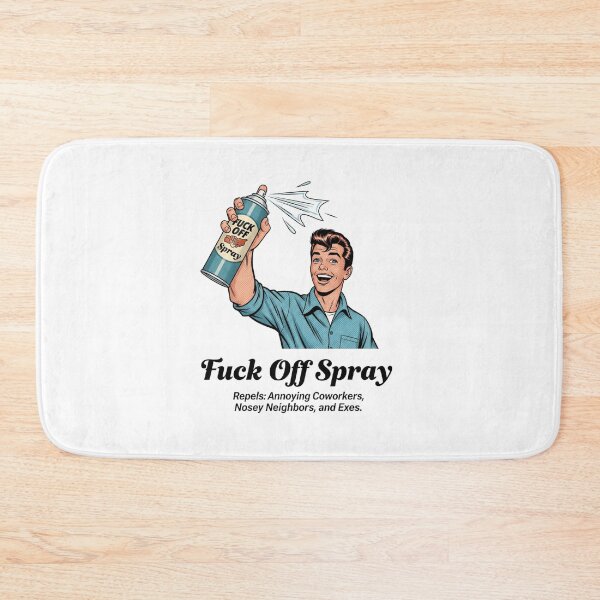 Item preview,  idiot spray, attitude, sassy, repellent, Funnyfits70, retro, vintage, meme, funny, humor designed and sold by FunnyFits70.
