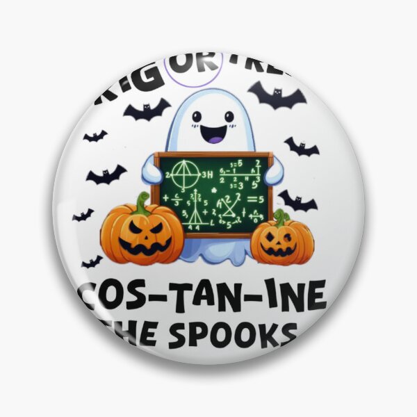 Item preview, Trig or Treat – Funny Math Halloween Pun designed and sold by Abibless1998.