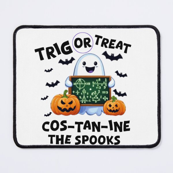 Item preview, Trig or Treat – Funny Math Halloween Pun designed and sold by Abibless1998.