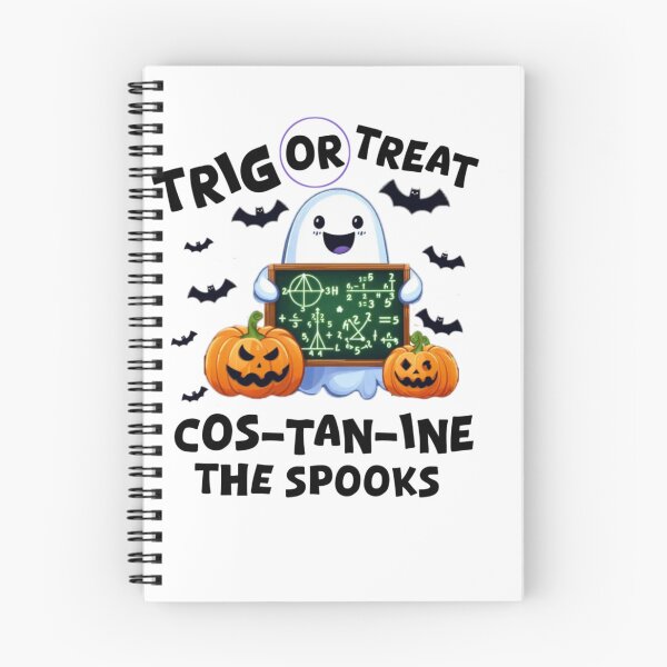 Item preview, Trig or Treat – Funny Math Halloween Pun designed and sold by Abibless1998.