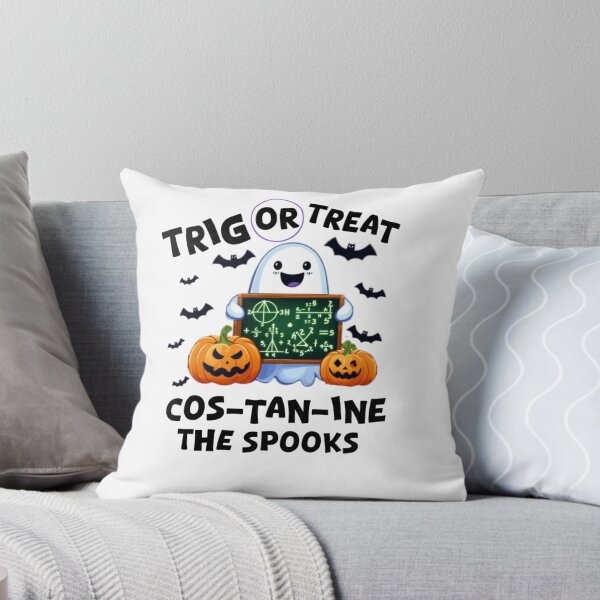 Item preview, Trig or Treat – Funny Math Halloween Pun designed and sold by Abibless1998.