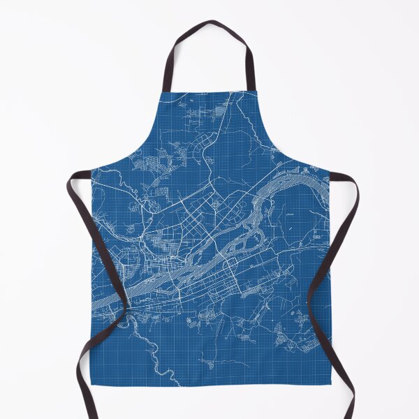 Item preview, Krasnoyarsk City Map of Russia - Blueprint designed and sold by deMAP.