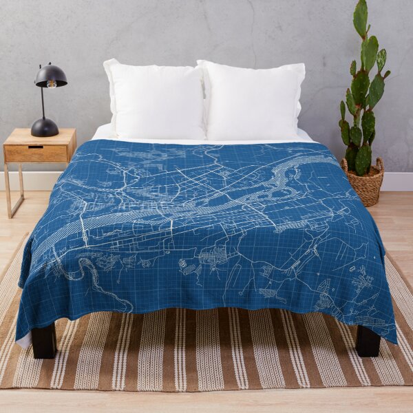 Item preview, Krasnoyarsk City Map of Russia - Blueprint designed and sold by deMAP.