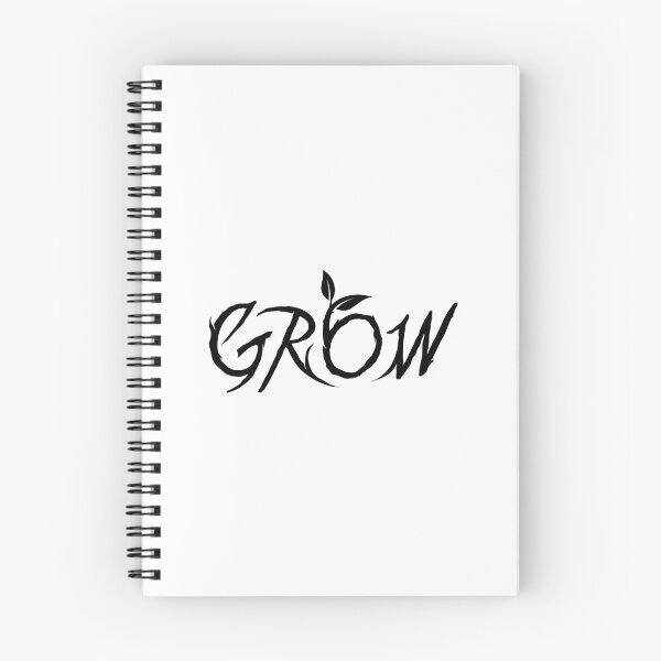 Item preview, Word GROW below a single minimal sprouting plant designed and sold by ArtimShop.