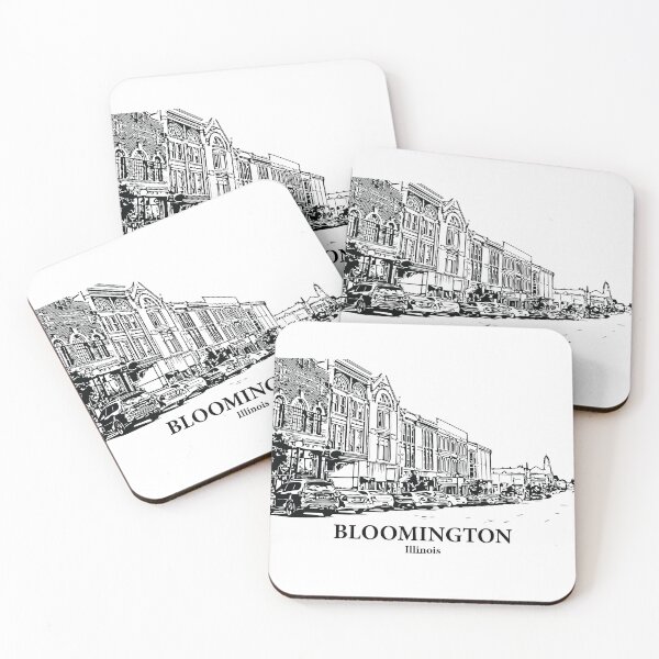 Item preview, Bloomington - Illinois designed and sold by Lakeric Cityscapes.