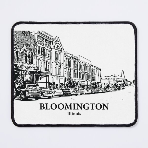 Item preview, Bloomington - Illinois designed and sold by Lakeric Cityscapes.