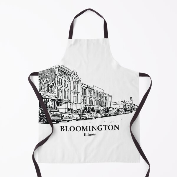 Item preview, Bloomington - Illinois designed and sold by Lakeric Cityscapes.