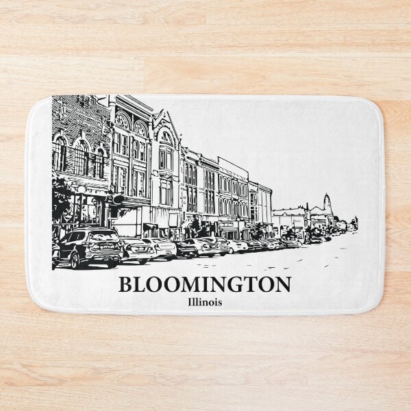 Item preview, Bloomington - Illinois designed and sold by Lakeric Cityscapes.