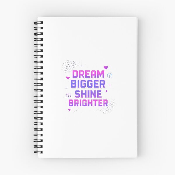 Item preview, dream bigger shine better designed and sold by Colorfulsigns.