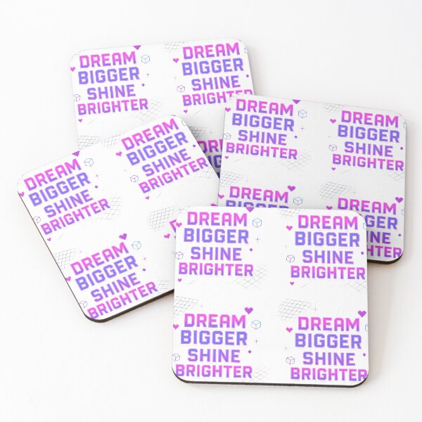 Item preview, dream bigger shine better designed and sold by Colorfulsigns.
