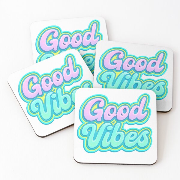 Item preview, Good Vibes Bubble Pop – Retro Y2K 3D Text for Apparel & Accessories designed and sold by TONSNAP.