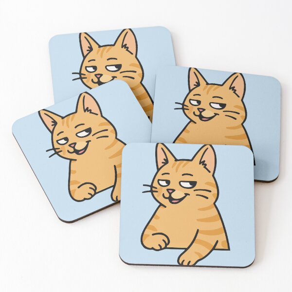Item preview, Smug Orange Cat Meme Face designed and sold by SillyPawsStudio.