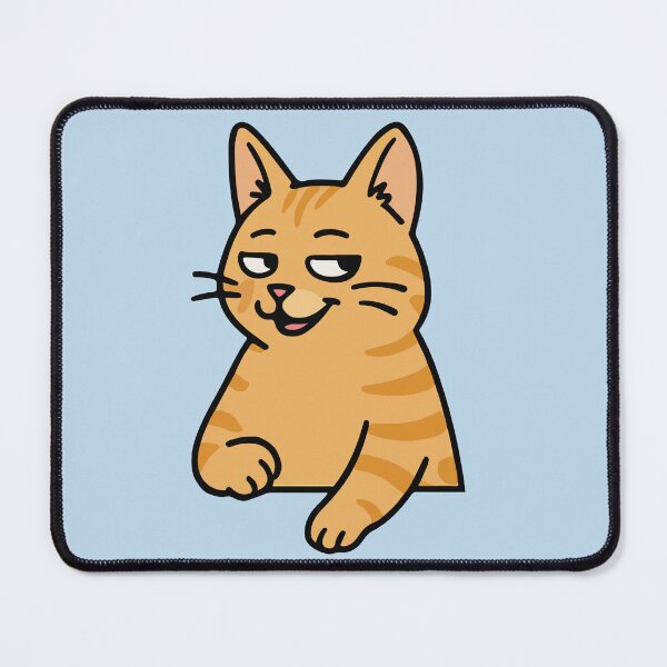 Item preview, Smug Orange Cat Meme Face designed and sold by SillyPawsStudio.