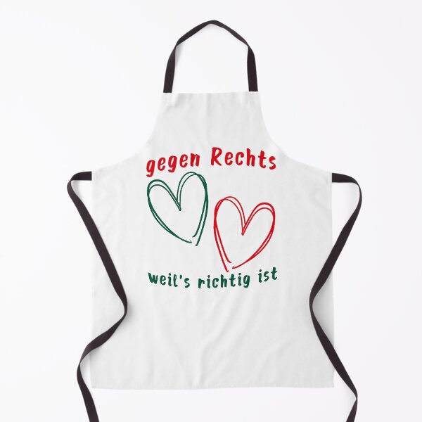 Item preview, Two Hearts Against the Right – political statement for tolerance and diversity designed and sold by VariousGoodies.