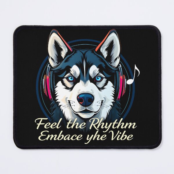 Item preview, Happy husky , Feel The Rhythm designed and sold by Jawadelqaoul.