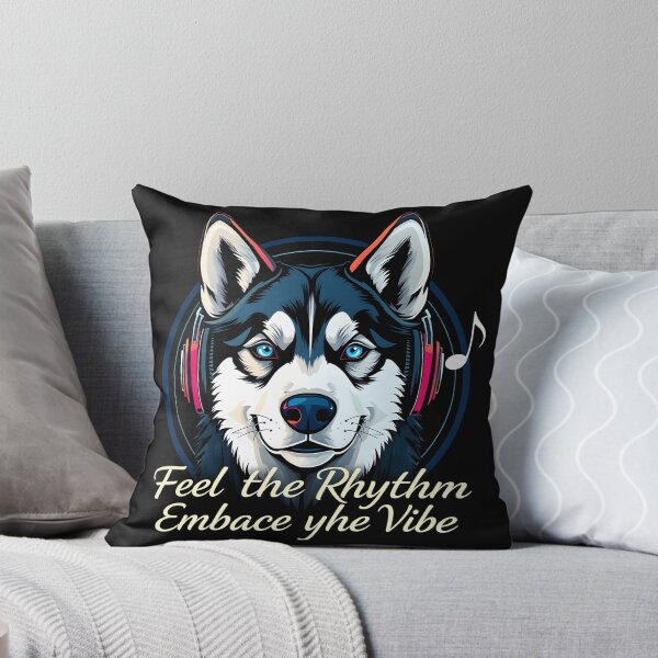 Item preview, Happy husky , Feel The Rhythm designed and sold by Jawadelqaoul.