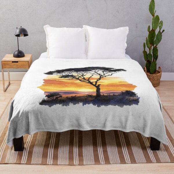 Item preview, Sunset in the Serengeti designed and sold by MelanatedWomanPrintDesign.