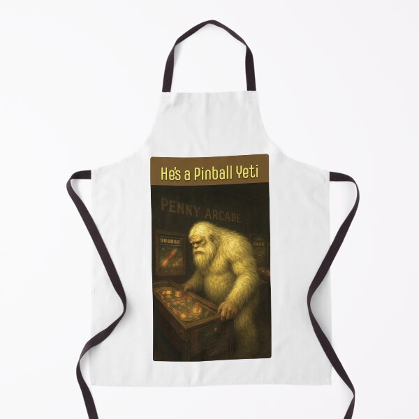 Item preview, Is that a yeti or a bigfoot playing pinball? designed and sold by Sapien-Swank.