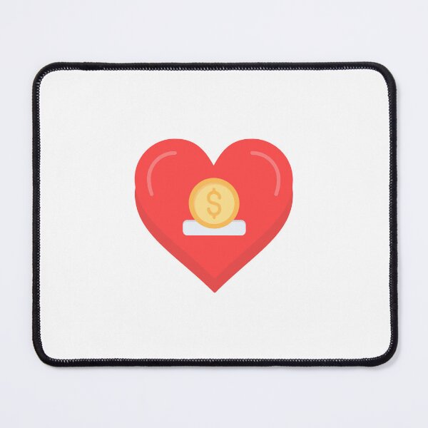 Item preview, A heart for money designed and sold by PrintNPulse.