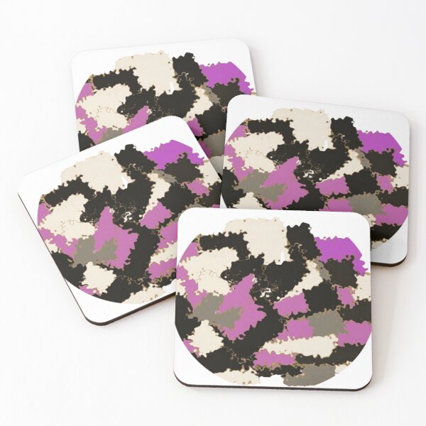 Item preview, Purple Black Lapping Round Abstract designed and sold by SmashingDeals.