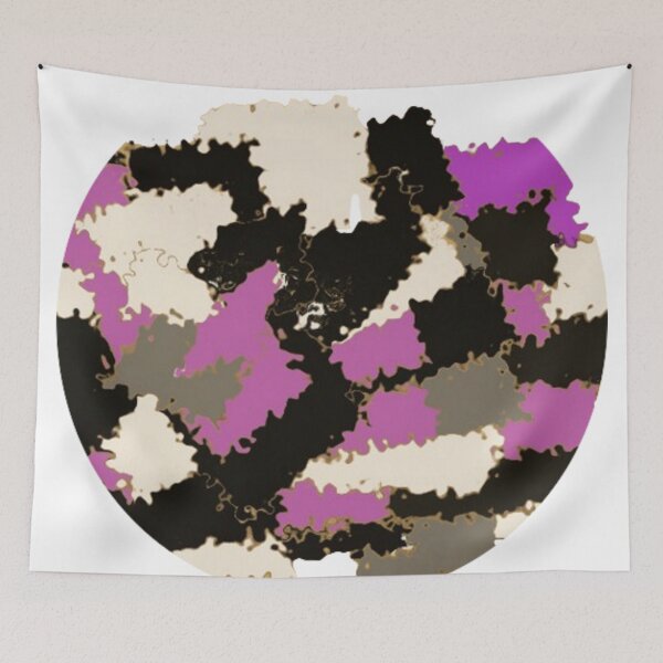 Item preview, Purple Black Lapping Round Abstract designed and sold by SmashingDeals.