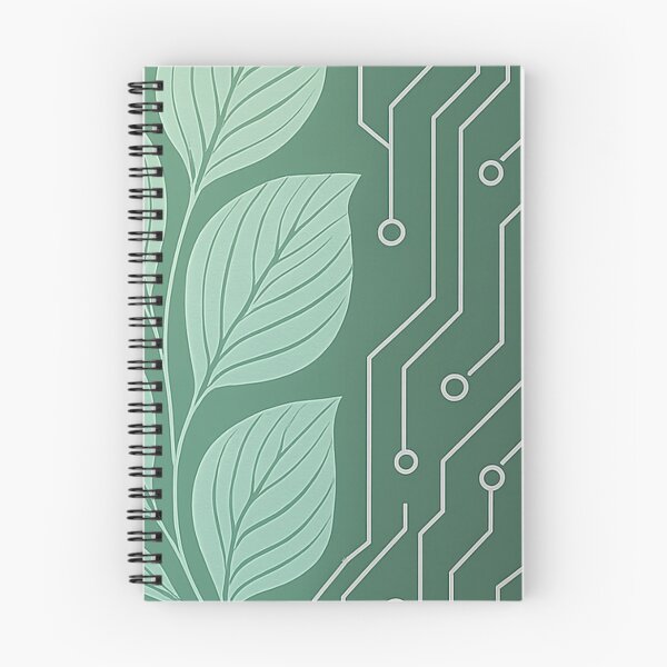 Item preview, Botanical & Circuit Fusion – Nature Meets Tech Minimal Hex-Art Design designed and sold by TONSNAP.