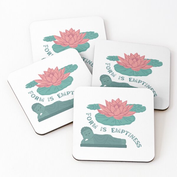 Item preview, Heart Sutra Form is Emptiness Lotus & Buddha designed and sold by wanderingsattva.