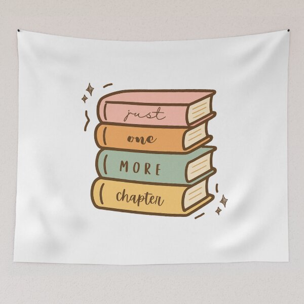 Item preview, Just One More Chapter aesthetic readers saying designed and sold by AestHenni17.