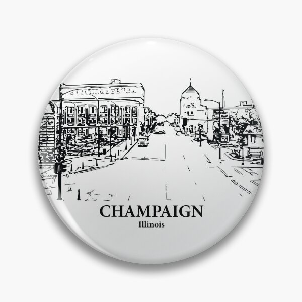 Item preview, Champaign - Illinois designed and sold by Lakeric Cityscapes.