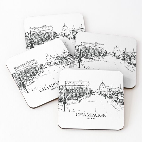 Item preview, Champaign - Illinois designed and sold by Lakeric Cityscapes.