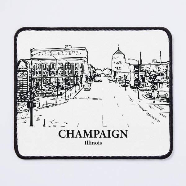 Item preview, Champaign - Illinois designed and sold by Lakeric Cityscapes.
