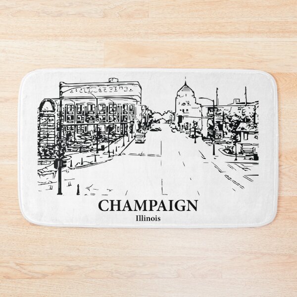 Item preview, Champaign - Illinois designed and sold by Lakeric Cityscapes.