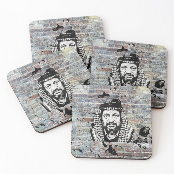 Item preview, Pop Art Portrait of Yasser Arafat / 4 designed and sold by Zaytounco.